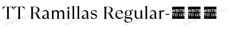 TT Ramillas Regular字体转换 TT Ramillas Regular字体转换